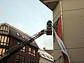 Entfernung loser Bauteile mit Unterstützung durch die Berliner Feuerwehr